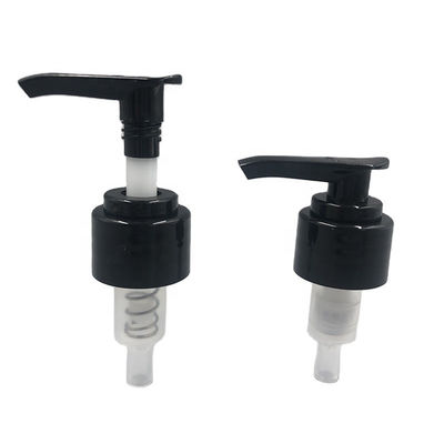 PE 24mm Automaatpomp 28mm Zwarte Lotion Vlotte Sluiting voor Handdesinfecterend middel