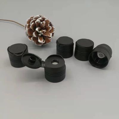 Matt Black Plastic Screw Disc Hoogste Flip Cap 24/410 Siliconeklep 9.5mm