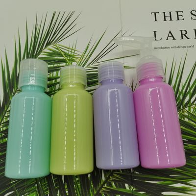 Van de het Huisdierenpomp van Skincare 75ml van de reis Vastgestelde Reeks de Flessen Roze Purpere Lichtgroene Lichtblauw