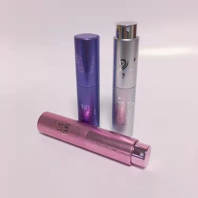 In reliëf gemaakte van de de Nevelfles van het Aluminiumparfum van het de Luxeontwerp 10ml 8ml Vervangbare het Glasfles