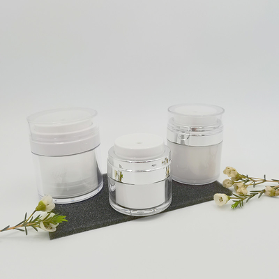 15 / 30/50g van de de Roomfles van de Pompkruik Lege Acryl van de de Container Draagbare Reis Kosmetische Makkelijk te gebruiken de Make-uphulpmiddelen Zonder lucht